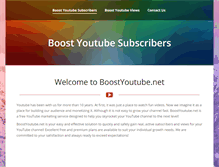 Tablet Screenshot of boostyoutube.net